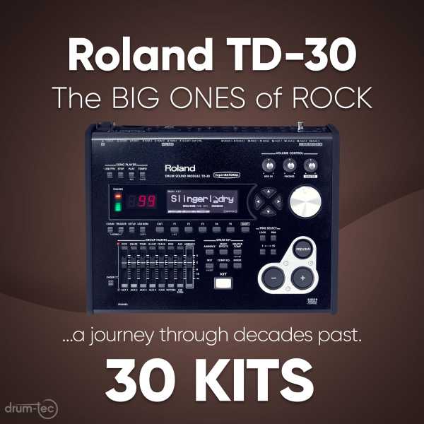 The BIG ONES of ROCK Sound Edition Roland TD-30