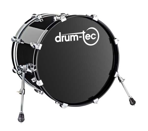 drum-tec pro Bass Drum 20" x 16" (black)