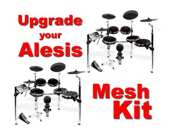 drum-tec Mesh Upgrade für Alesis DM10X Kit