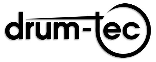 drum-tec Sticker Logo schwarz